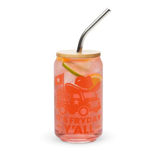 It's Fryday Y'all Can Glass