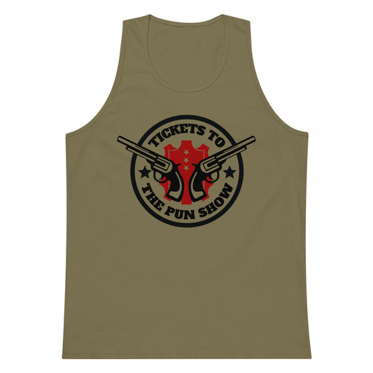 Tickets to the Pun Show Bro Muscle Tank
