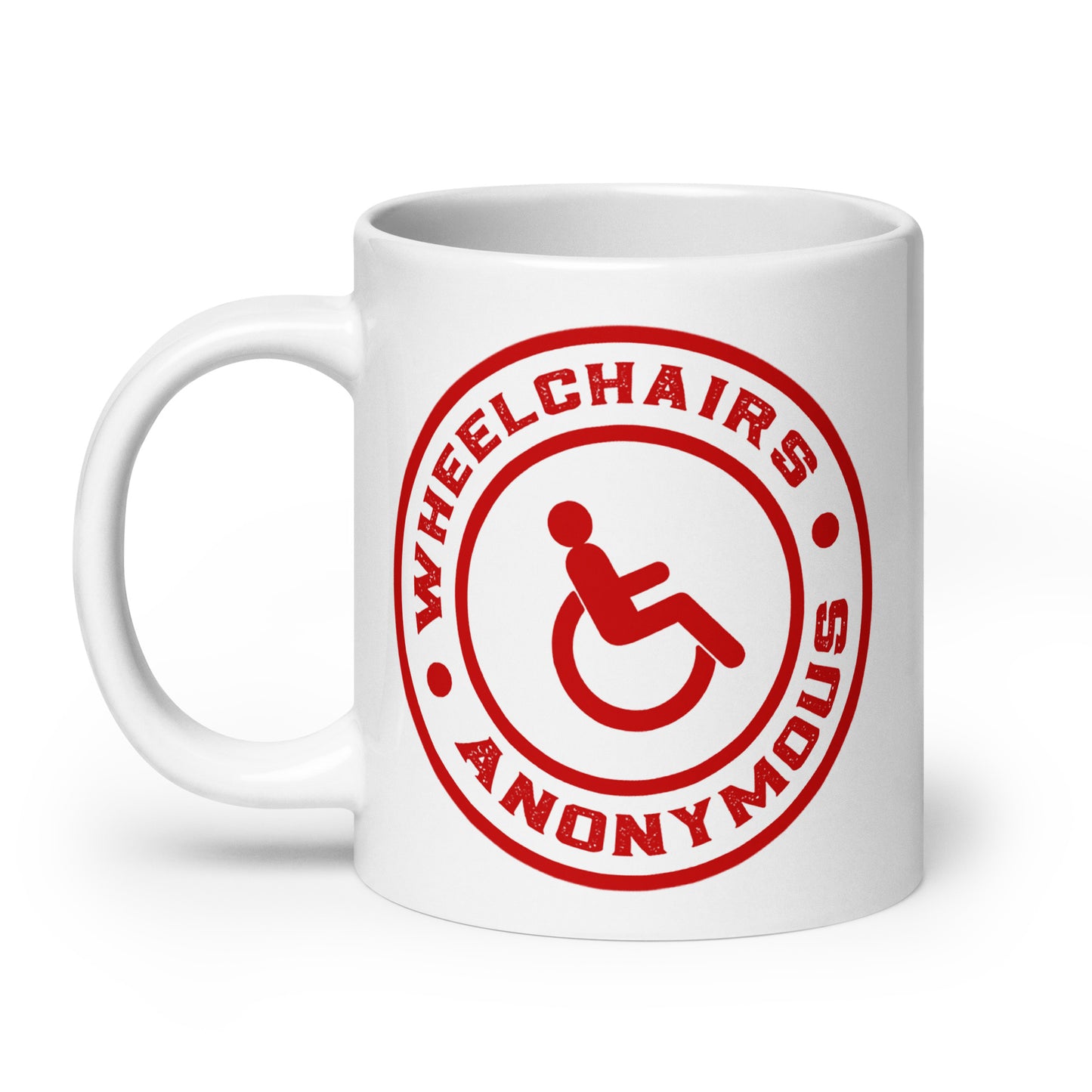 Wheelchairs Anonymous Mug