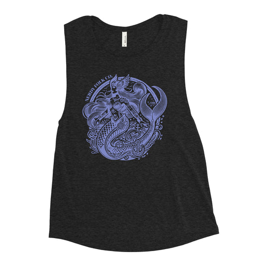 Nerdy Folk Flagship Chick Muscle Tank
