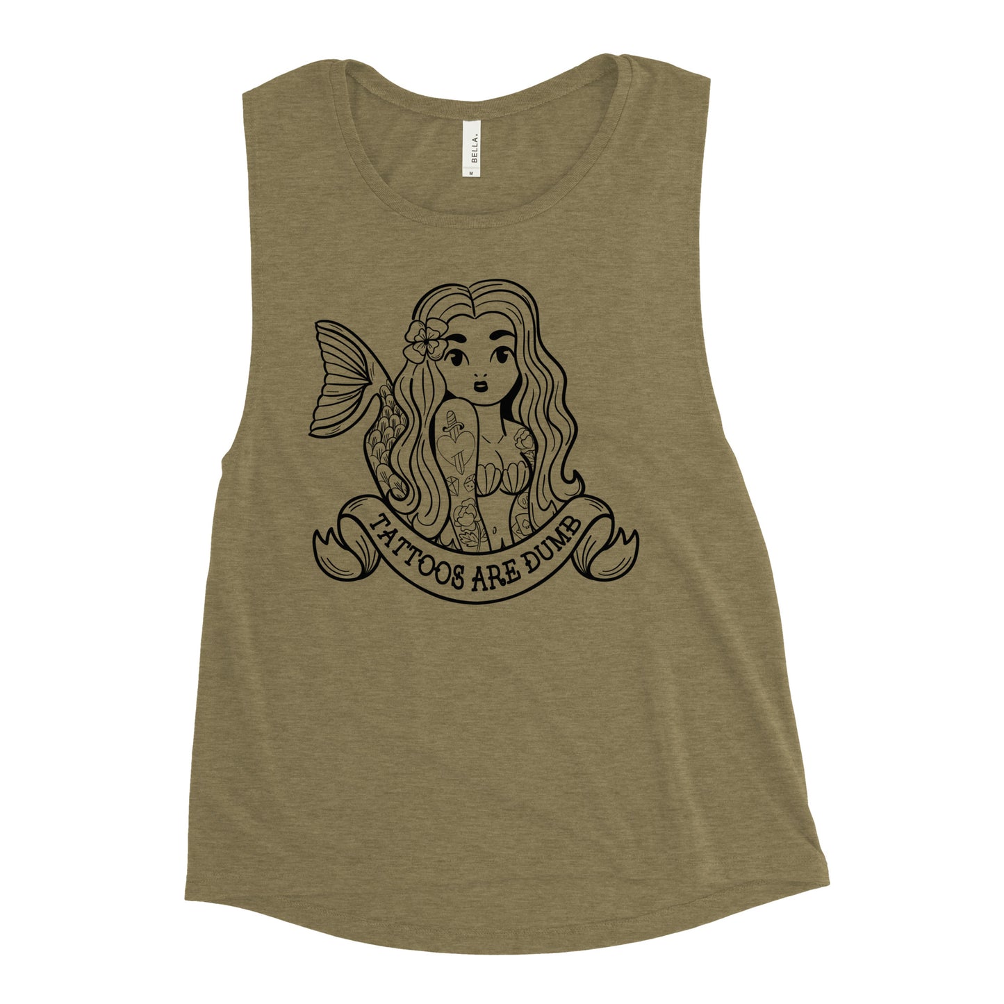 Tattoos Are Dumb Chick Muscle Tank
