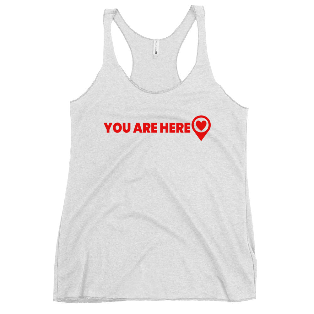 You Are Here Racerback Tank
