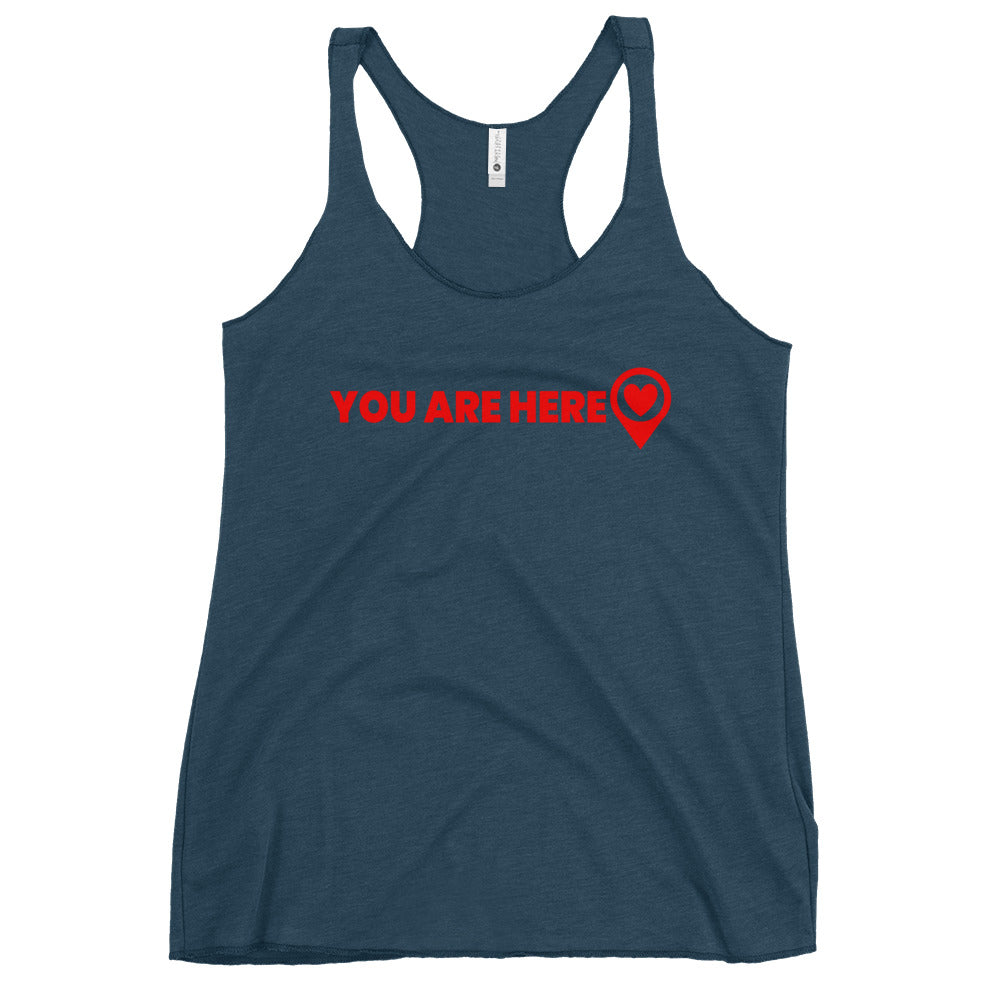 You Are Here Racerback Tank