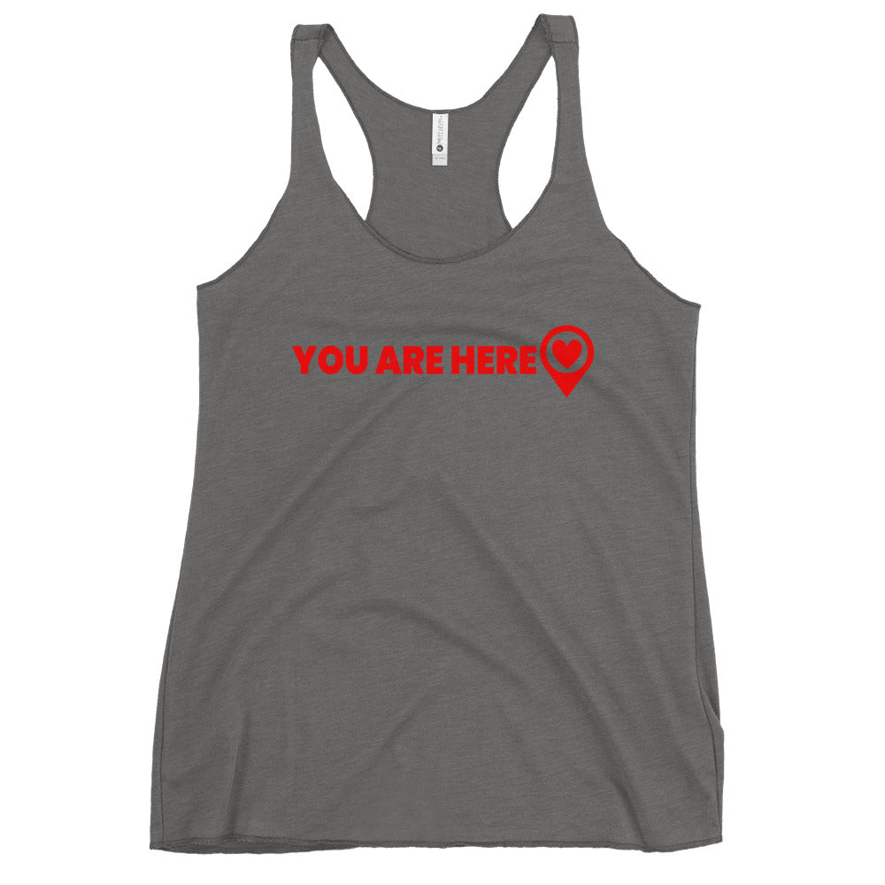 You Are Here Racerback Tank