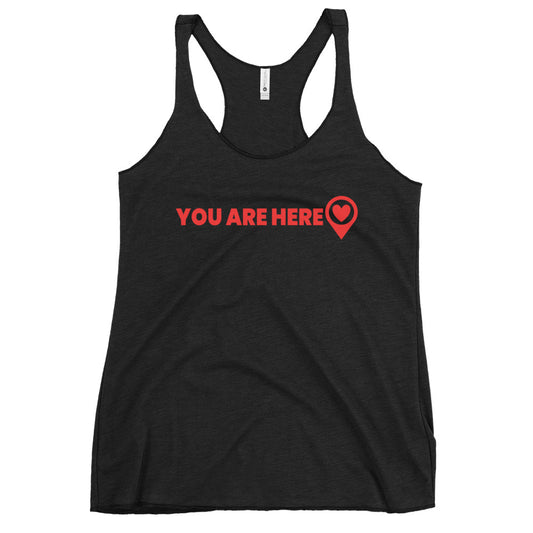You Are Here Racerback Tank