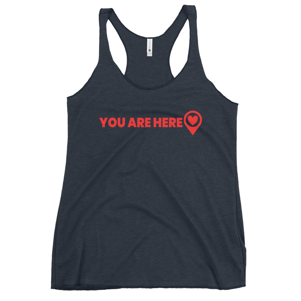 You Are Here Racerback Tank