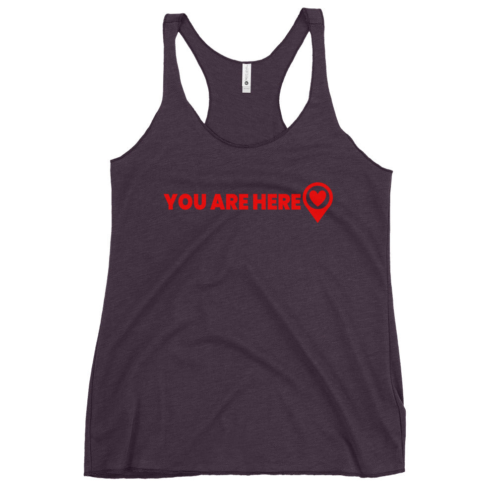 You Are Here Racerback Tank