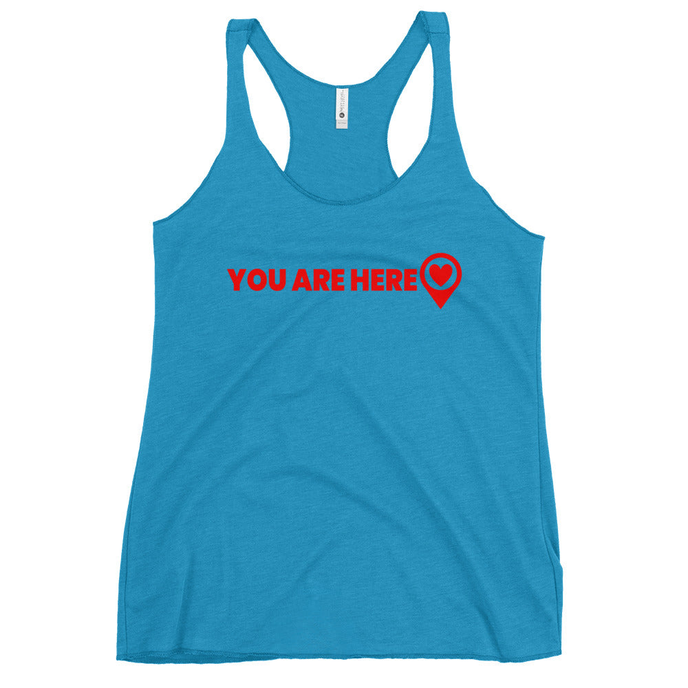 You Are Here Racerback Tank