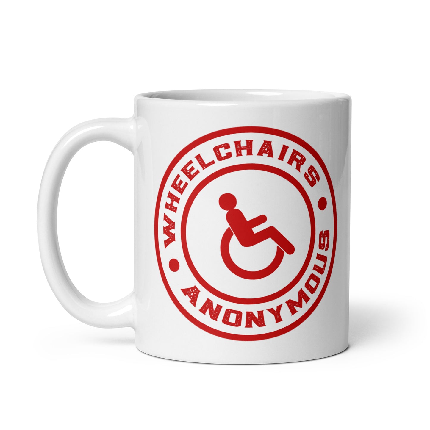Wheelchairs Anonymous Mug