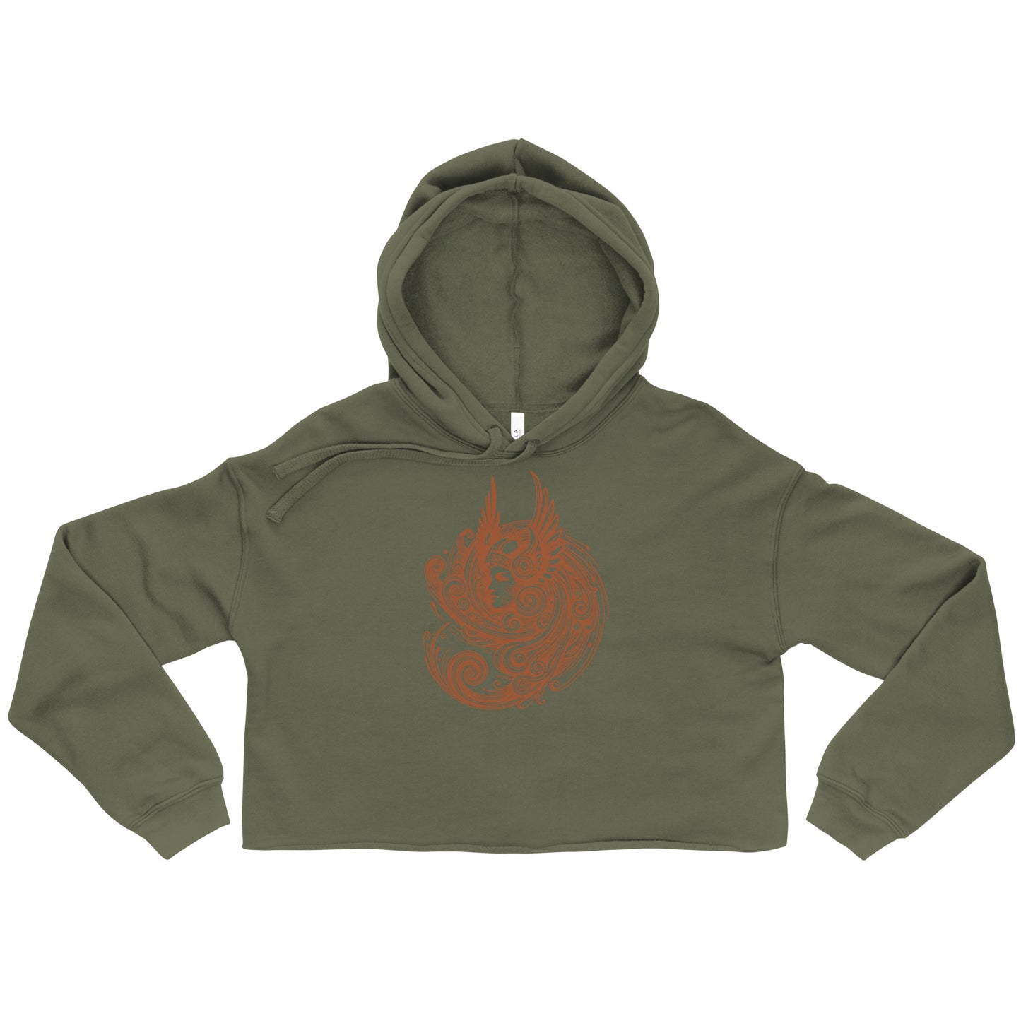 Hún Er Stormrinn Crop Hoodie