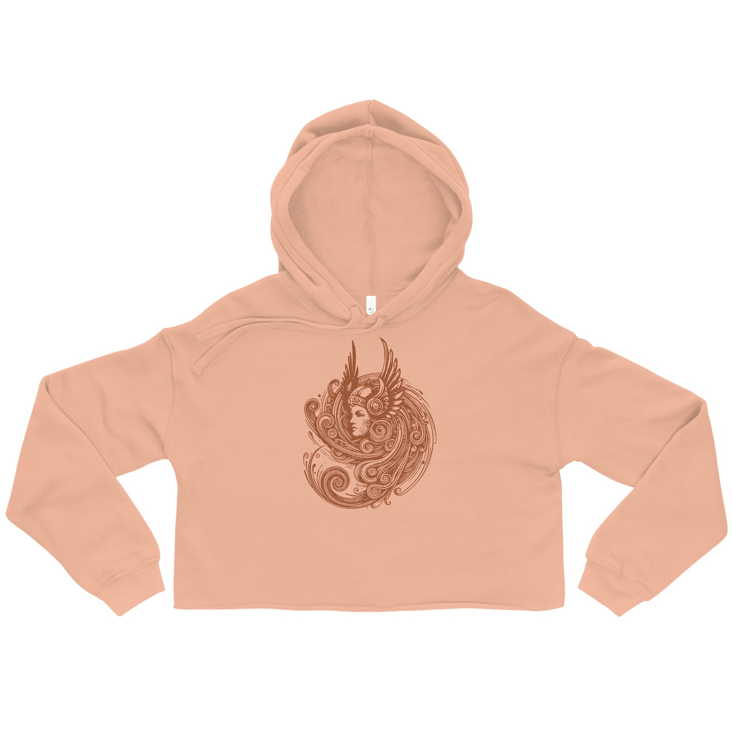 Hún Er Stormrinn Crop Hoodie