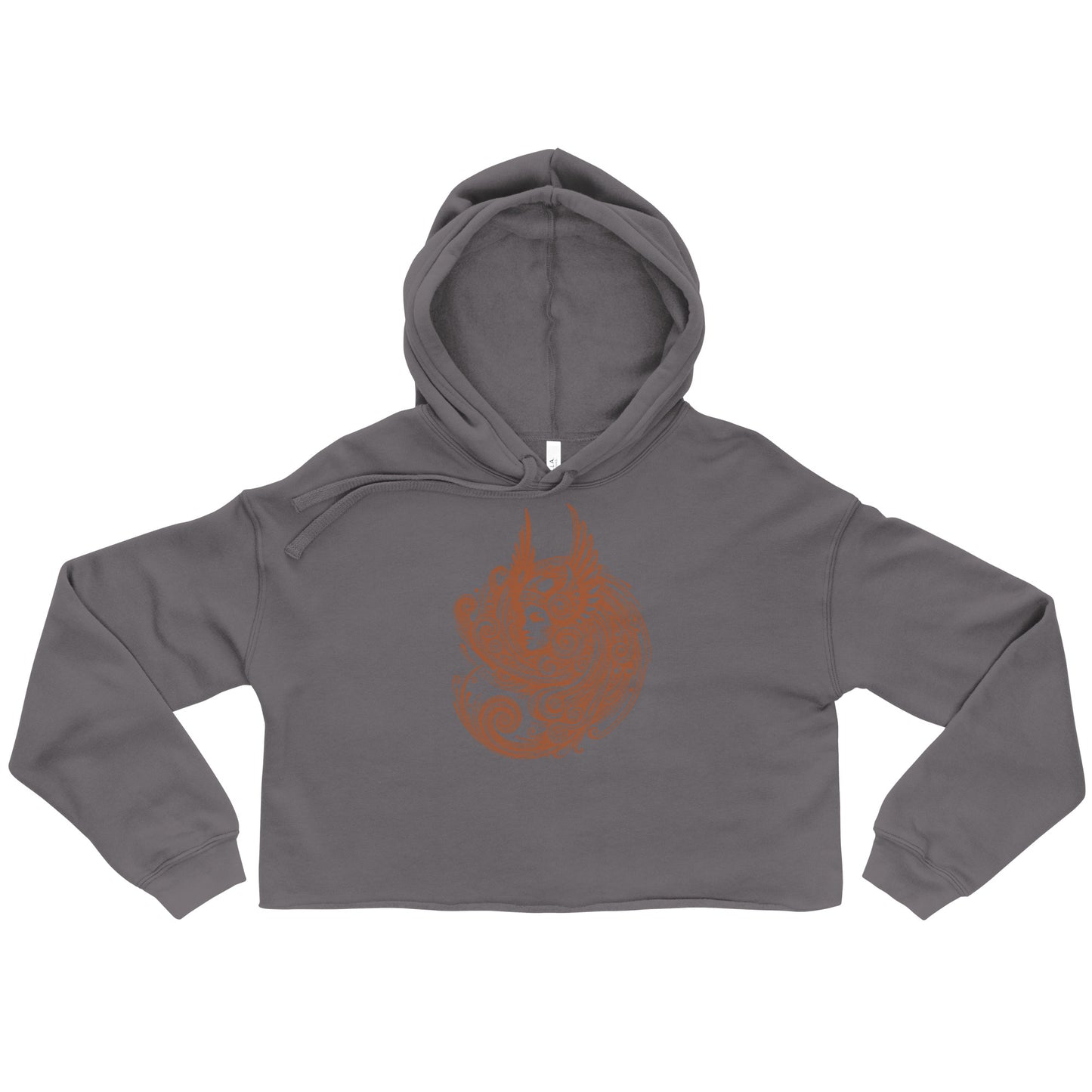 Hún Er Stormrinn Crop Hoodie